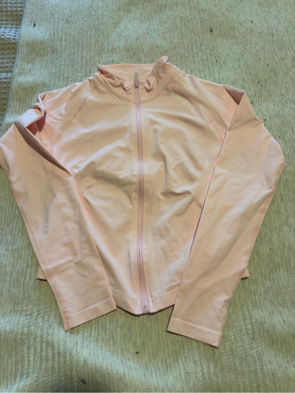 Women's Pale Pink Full-Zip Utility Jacket